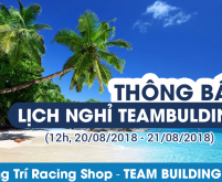 Thông báo lịch nghỉ TeamBuilding - Hoàng Trí Racing Shop