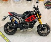 Ducati Monster Mini lên pô SC 2 nòng chuẩn dáng