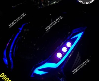 Độ đèn Led Audi cho xe Future tích hợp bóng Oblock